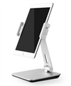 WERGON - Oslo - iPhone / Smartphone / Tablet - Aluminium Justerbar Design holder 7-13" - Sølv